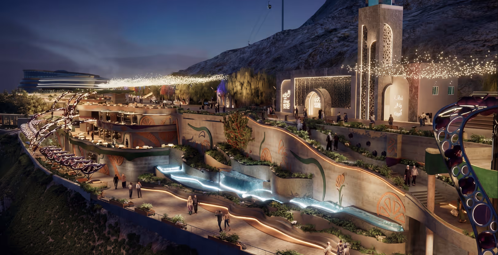 Design rendering of the Fruit of Nature family and dining block