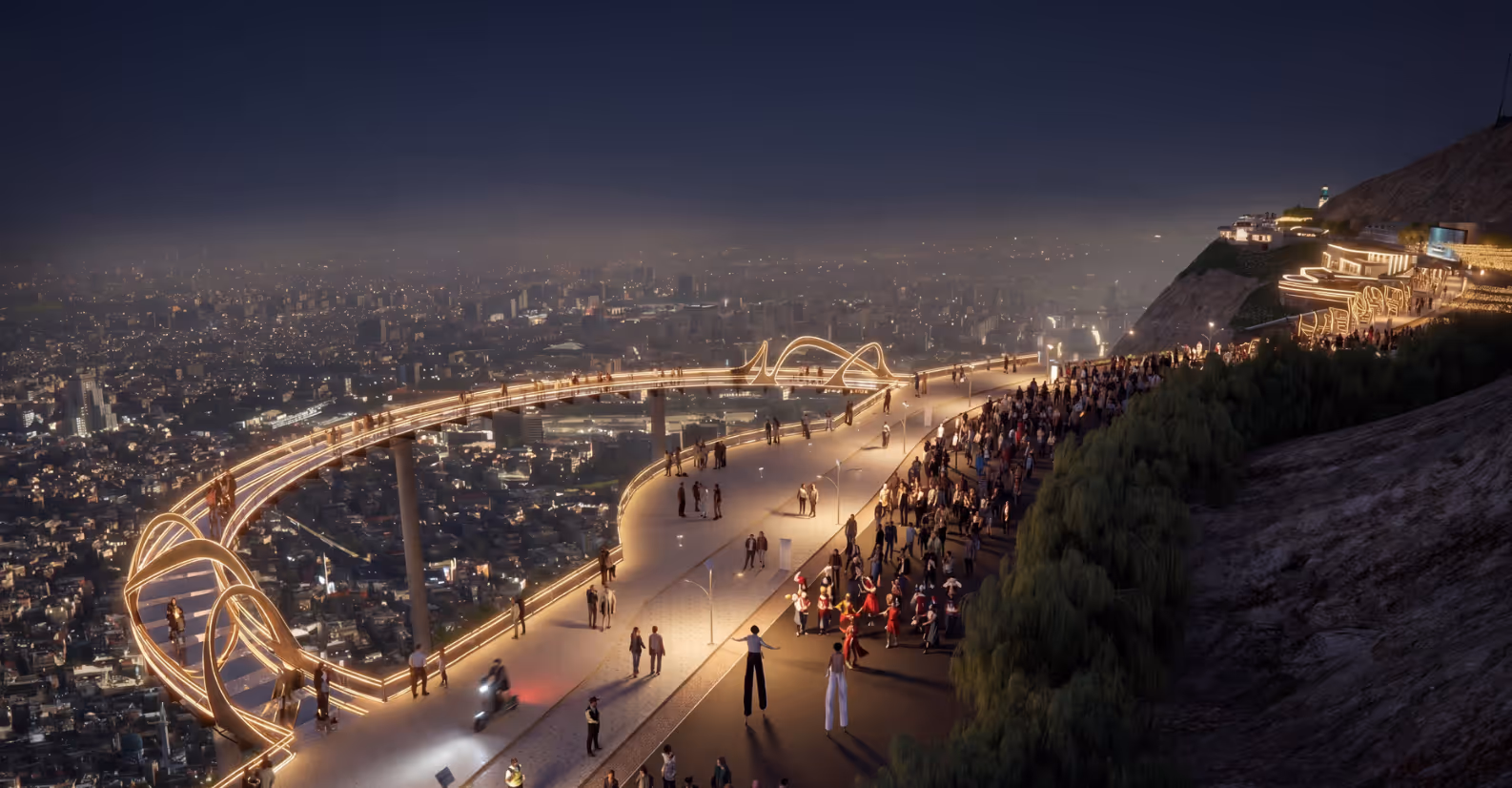 Tourist facilities under development along the Qassioun Journey route