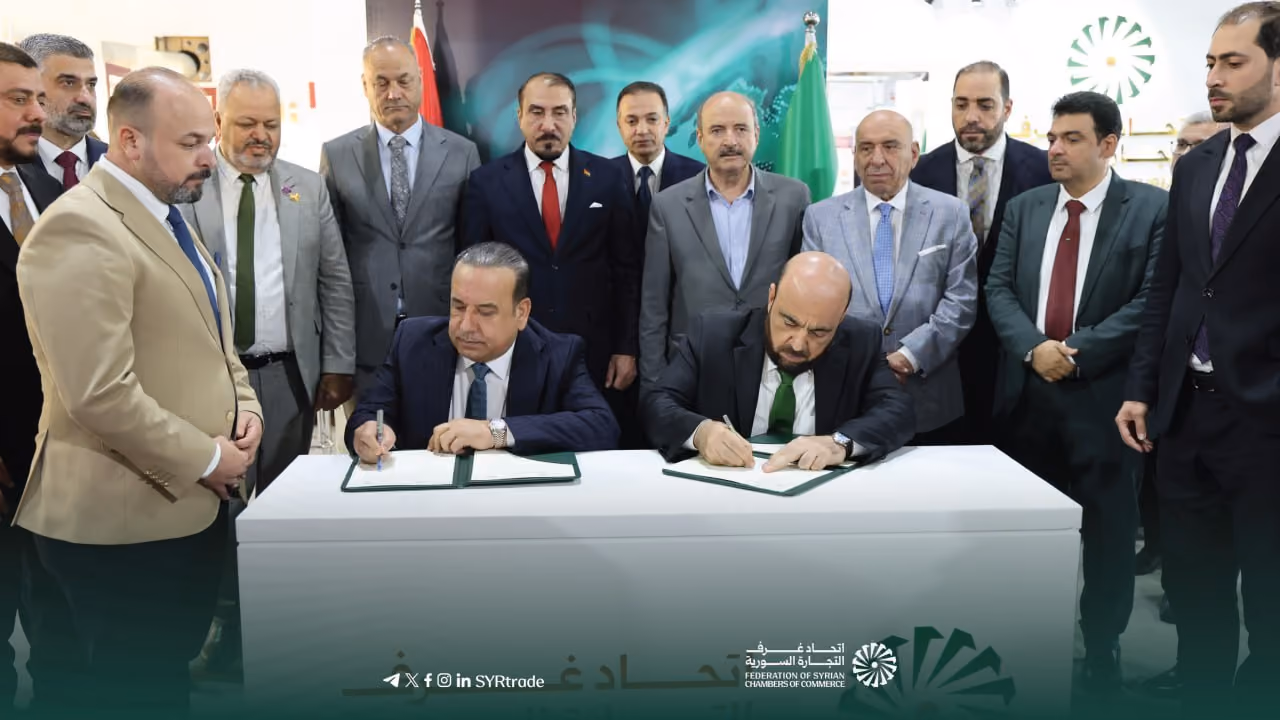 سوريا والعراق توقعان مذكرة تفاهم تجاري