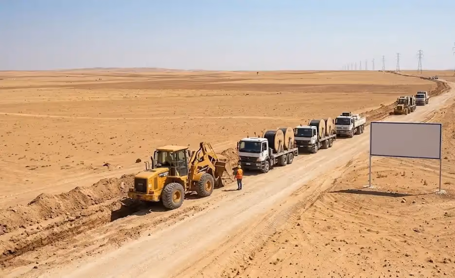 مشروع كابل الألياف الضوئية SilkLink