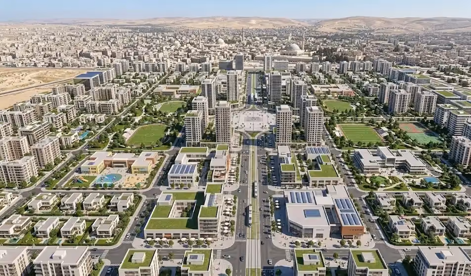 غلاف فرصة استثمارية مشروع مدينة حمص الجديدة | منصة إعمار سوريا