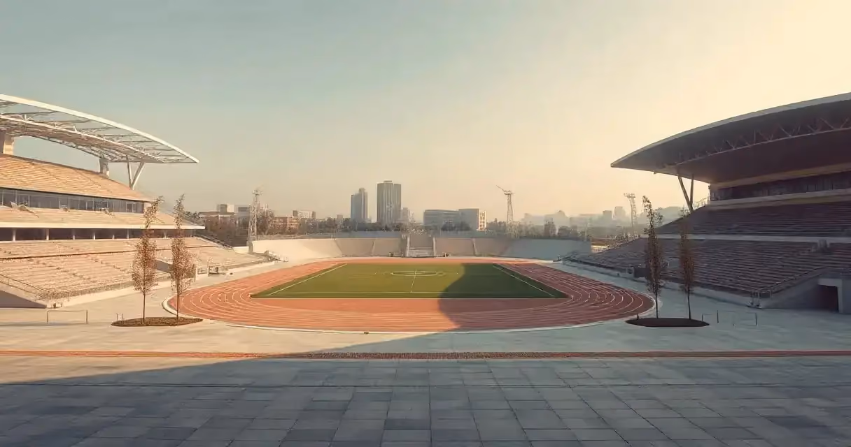 مدينة رياضية على 570 دونماً — دوار تدمر، حمص