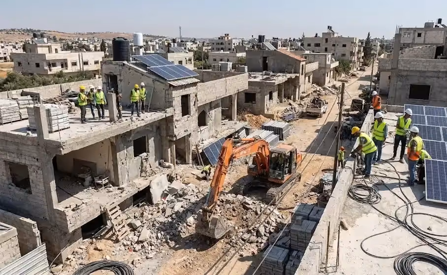 إنشاء اتفاقية إطارية لتوفير الأعمال المدنية (أعمال البناء والكهرباء)