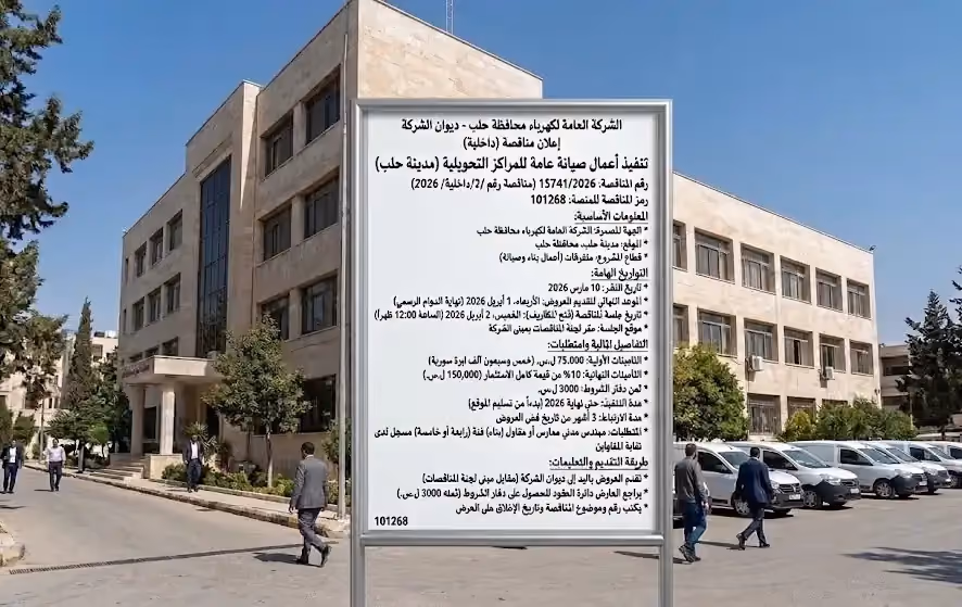 أعمال الصيانة العامة لمراكز التحول