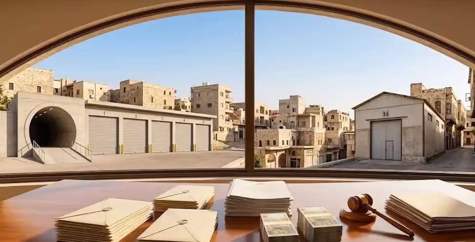 مزاد علني لاستثمار مستودعات في حمص من قبل مجلس المدينة