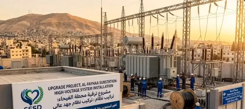 مناقصة تركيب منظومة هاي فولتاج للجمعية السورية للتنمية الاجتماعية في دمشق