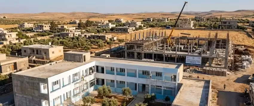 مناقصة ترميم مدرسة العميان وإنشاء مدرسة خربة غزالة النسوية في درعا