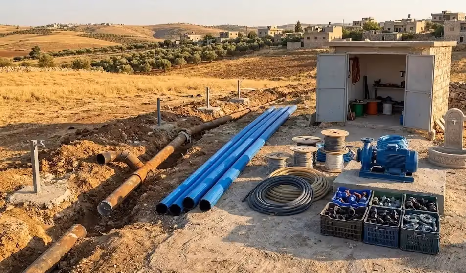 إعادة تأهيل شبكات المياه