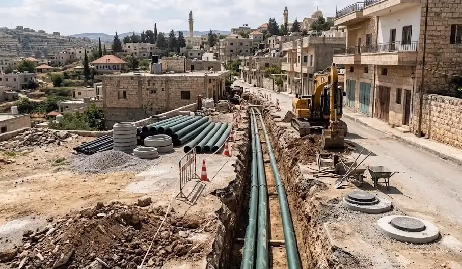 مناقصة تأهيل وصيانة واستبدال خطوط الصرف الصحي لمجلس مدينة تلكلخ في حمص
