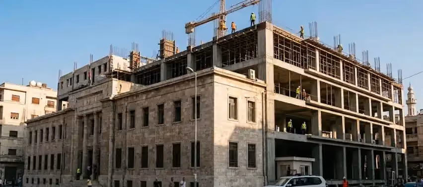 مناقصة لإكمال أعمال مبنى حكومي تطرحها مديرية الخدمات الفنية في سوريا