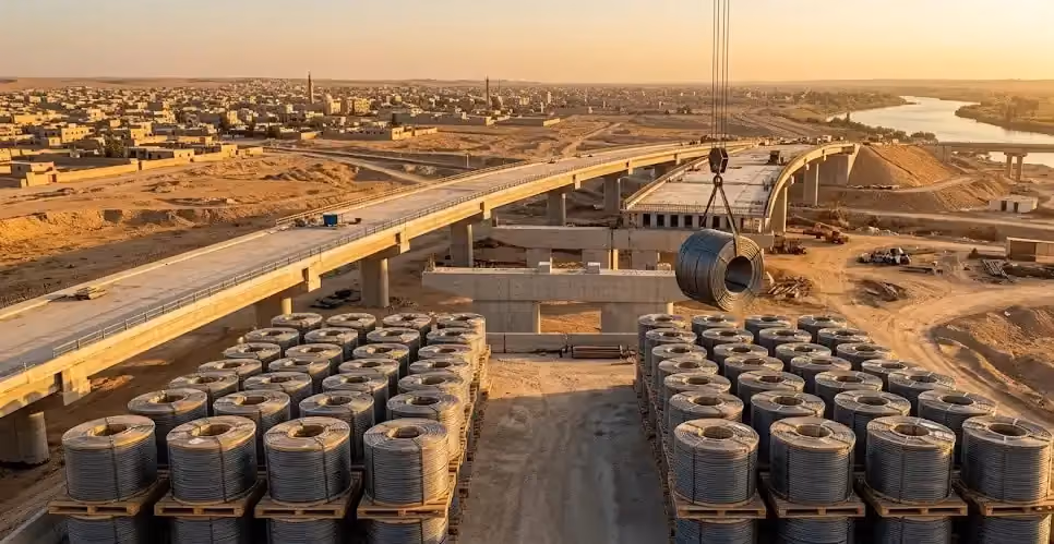 توريد 147 طن من الفولاذ مسبق الإجهاد، فرع سيبكو دير الزور 