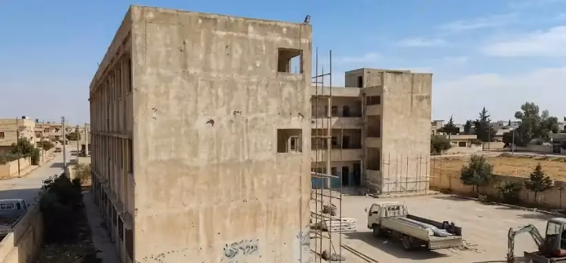 مناقصة تأهيل وترميم مدرسة عبدالله بن عمر لمؤسسة بسمة أمل الخيرية في جسرين