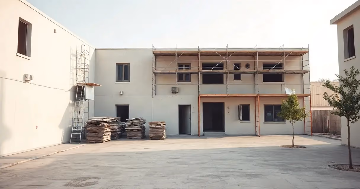 مناقصة تأهيل مبنى الهلال الأحمر في الرقة