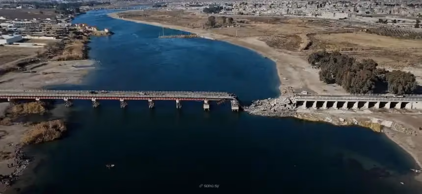إعادة تأهيل جسر الرقة الرئيسي (الرشيد)